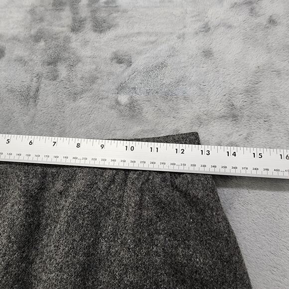 Vintage L.J.L. Sport Skirt Womens 6 Gray Wool Pencil Midi Back Zip Vented Hem - Picture 7 of 9